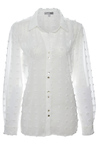 Kut from the Kloth Sheer Swiss Dot Blouse