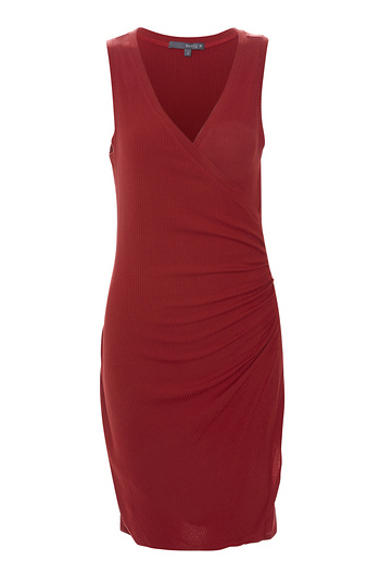 Matty M Sleeveless Shirred Side Dress Slide 1