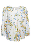 Everly Floral Print Blouse