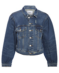 Balloon Sleeve Denim Jacket