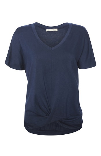Hazel Twist Front V-Tee Slide 1