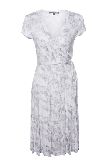 Matty M Tye Dye Faux Wrap Dress Slide 1