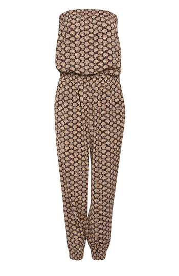 Bishop + Young Printed Strapless Jumpsuit Slide 1