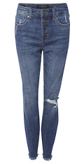 Liverpool Exposed Button Fly Skinny Ankle