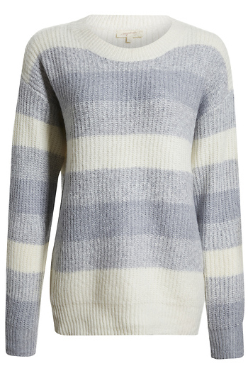 Striped Knit Pullover Slide 1