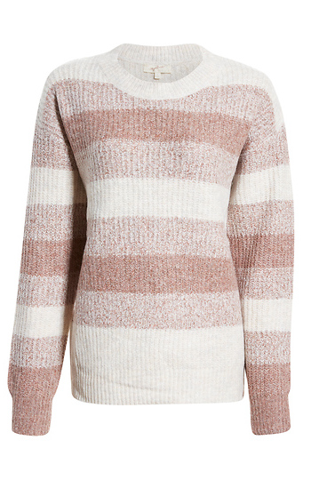 Striped Knit Pullover Slide 1