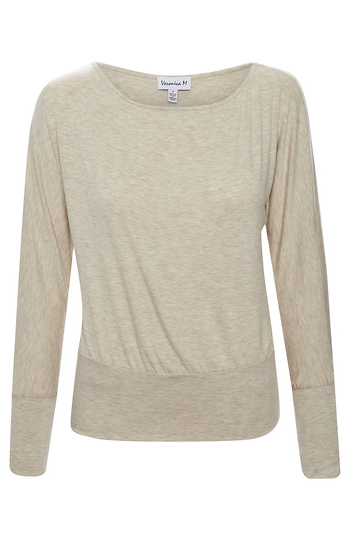 Veronica M Long Sleeve Banded Top Slide 1
