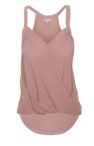 Surplice Halter Style Blouse Slide 1