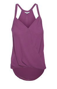 Surplice Halter Style Blouse Slide 1
