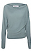 Katie Zipped Boat Neck Long Sleeve Top Thumb 1