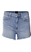 Just Black Frayed Hem Short Thumb 1