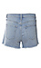 Just Black Frayed Hem Short Thumb 2