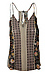 Printed Strappy Tie Back Swing Top Thumb 1