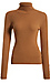 Rib Knit Top With Button Cuff Sleeves Thumb 1