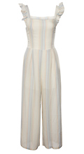 Sleeveless Striped Jumpsuit