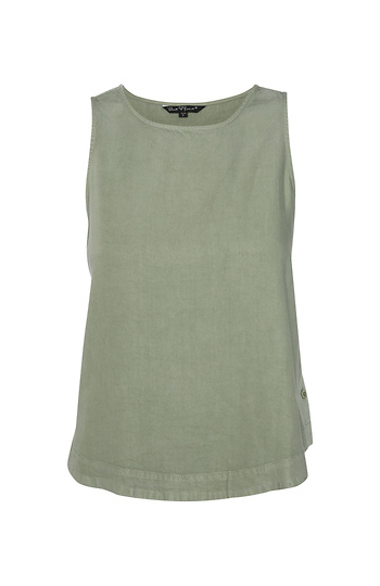 Velvet Heart Sleeveless Side Button Detail Top Slide 1