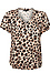 Velvet Heart V-Neck Leopard Print Tee Thumb 1