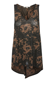 Willow & Clay V-Neck Overlap Back Printed Tank Slide 1