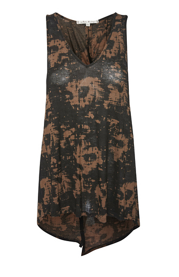 Willow & Clay V-Neck Overlap Back Printed Tank Slide 1