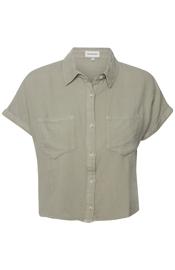 Thread & Supply Short Sleeve Button Down Shirt Slide 1