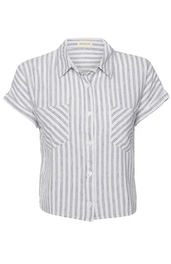 Thread & Supply Short Sleeve Button Down Shirt Slide 1