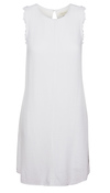 Thread & Supply Frayed Trim Shift Dress