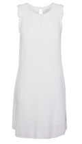 Thread & Supply Frayed Trim Shift Dress