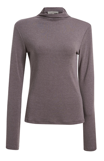 Mock Neck Long Sleeve Slide 1