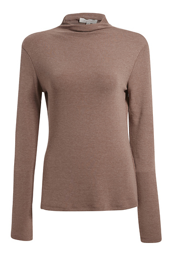 Mock Neck Long Sleeve Slide 1