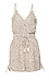 Printed Smocked Waist Romper Thumb 1
