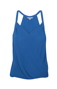 Surplice Halter Style Blouse Slide 1