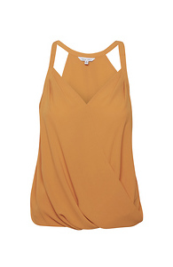 Surplice Halter Style Blouse Slide 1