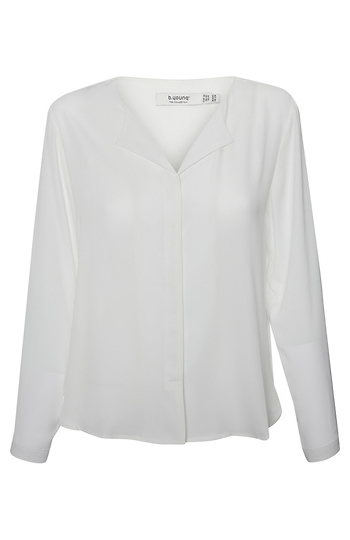 B. Young Long Sleeve Split Neck Blouse Slide 1