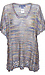 Democracy V Neck Crochet Poncho Thumb 1