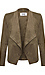 BB Dakota Faux Suede Drape Front Jacket Thumb 1