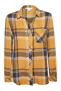 Beach Lunch Lounge Plaid Button Down