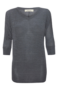 V-Neck Dolman Sleeve Top Slide 1