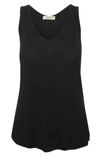 Raw Hem Micro Modal Tank Slide 1