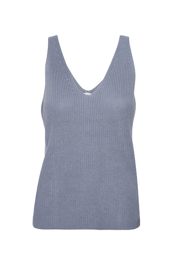 V-Neck Sweater Tank Slide 1