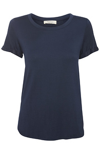 Cuffed Short Sleeve Modal Top Slide 1