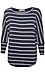 3/4 Sleeve Striped Hacci Thumb 1