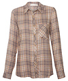 Twill Plaid Button Down