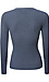 Ribbed Round Neck Sweater Top Thumb 2