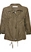 Peach Skin Crop Utility Jacket Thumb 1