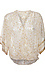 Sheer Floral Surplice Top Thumb 1