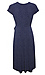 Printed Faux Wrap High Low Dress Thumb 2