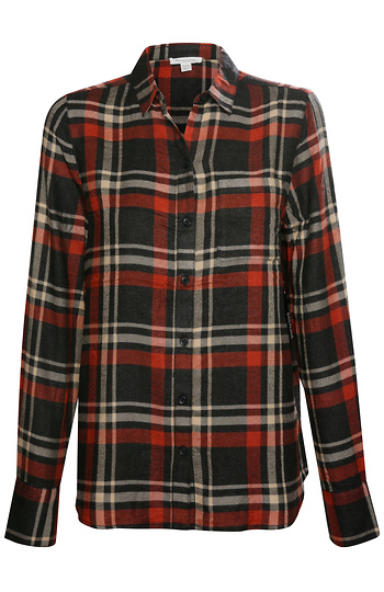 Beach Lunch Lounge Long Sleeve Plaid Slide 1