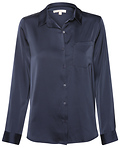 Satin Button Down Shirt