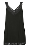V-Neck Lace Trim Tank Top