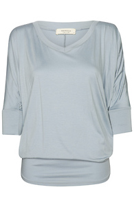V-Neck Three Quarter Dolman Modal Top Slide 1